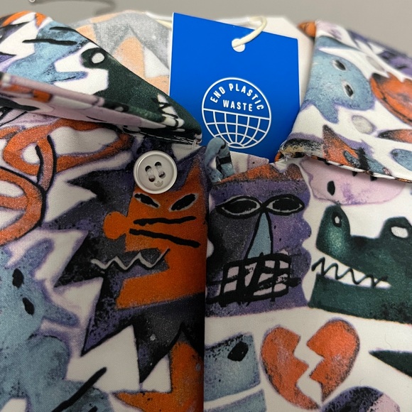 NWT - Adidas Originals Kentaro Okawara Men’s Short Sleeve Sports Shirt - Size L - Picture 8 of 11